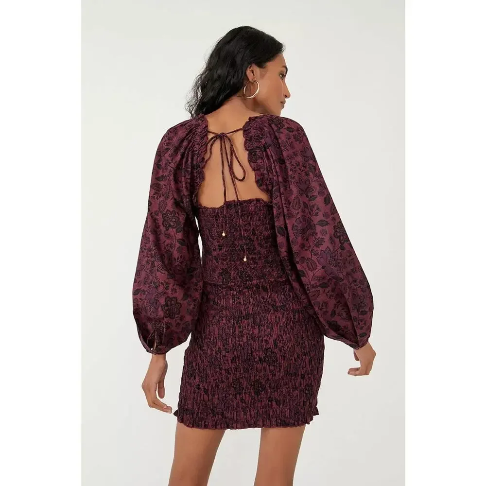 Free People Smock It To Me Mini Dress - Picture 3 of 10